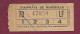 180124A - TICKET Billet TRAMWAYS De MARSEILLE 70c N°47058 - Europa