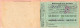 Germany, 1937, Vintage Train Ticket - Dining Saloon & Sleeping Wagon - Other & Unclassified