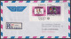 Ghana 1972, Olympic Games Munich, Set + Souv. Sheet On Reg Letters To Germany - Ghana (1957-...)