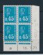 FRANCE - COIN DATE DU 16 JANVIER 1971 N° 1663 NEUF* AVEC GOMME ALTEREE - 1970-1979