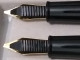 Rotring Renaissance Two (02) Piston Fountain Pen In Black With Gold Plated Nib (1990's) - Stylos