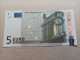 5 Euros De La Segunda Firma Trichet Plancha Ultima Plancha De Trichet M016A, V De España, UNC - 5 Euro