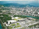 Japon & Marcofilia, Aero View Of Peace Park, Hiroshima, DDR Berlin To Bielefeld 1990 (777876) - Hiroshima