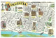 MAPA DE LA CIUDAD, PUBLICIDAD DE CASA DE FOTOGRAFIA.- PALENCIA.- ( ESPAÑA). - Palencia