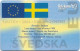 Slovenia - Telekom Slovenije - Spring In Europe - Sweden, Gem5 Red, 09.2004, 50Units, 5.000ex, Used - Slovenia