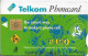 S. Africa - Telkom - Pink Everlasting (With Notch), Exp. 04.2001, Chip SO3, 100R, 20.000ex, Used - Afrique Du Sud