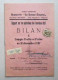 1937 Brasserie "La Bonne Source" Sièges Wanfercée-Baulet & Velaine S/s. Bilan & Compte Profits Et Pertes - 1900 – 1949