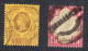 1867-92 Great Britain, Cancelled, Sc# ,SG 202,206 - Usados