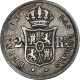 Espagne, Isabel II, 2 Reales, 1855, Madrid, Argent, TB+, KM:599.1 - Primi Conii
