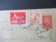 Jugoslawien 1951 GA Umschlag Tito Mit 2x Zusatzfrankatur (Woche Des Kindes) Stempel Rijeka 1 Nach Stuttgart Gesendet - Covers & Documents