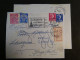 DH6 FRANCE BELLE LETTRE MIXTE RARE CURIOSITé 1957     CHAMBERY  A LLUBLIANA YOUGOSLAVIE  +AFF. RARE INTERESSANT+++ - Storia Postale