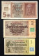 GERMANIA GERMANY Soviet Occupation 1 + 2 5 Mark 1948  Pick# 1 2 3 LOTTO 508 - 5 Mark
