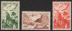 Année 1949-PA-N°9-10-11 Neufs**MNH : Marabout - Gorges D'El Kantara - Airmail