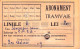 Romania, 1940's, Bucharest Tramway - Vintage Transport Pass, ITB - Rare Cinderella - Other & Unclassified