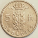 Belgium - 5 Francs 1962, KM# 135.1 (#3185) - 5 Francs