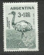 Argentine  Poste Aérienne   N° 66  Nandou  Autruche        Neuf   * *    B/TB Voir Scans  Soldes ! ! ! - Avestruces