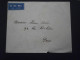 INDES INDIA ENGLISH INDIES LETTRE ENVELOPPE COURRIER LETTER COVER AVION PLANE AIR MAIL PONDICHERY PARIS VOL AEROPOSTAL - Airmail