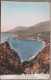 FRANCE MENTON ITALIAN BORDER ALPES MARITIMES KARTE CARTE POSTALE ANSICHTSKARTE POSTCARD CARD CARTOLINA POSTKARTE - Menton