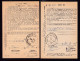 DDFF 551 -- BEYNE-HEUSAY - 2 X Carte De Caisse D'Epargne Postale/Postspaarkaskaart 1935/1949 - Grande Griffe - Portofreiheit