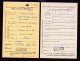 DDFF 558 -- CHENEE - 2 X Carte De Caisse D'Epargne Postale/Postspaarkaskaart 1959/1963 - Grande Griffe - Franquicia