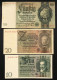 Germania Germany 50 Mark  1933 + 20 + 10 1929 +  Pick#180a 18a 182a   LOTTO 494 - 50 Mark
