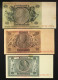 Germania Germany 50 Mark  1933 + 20 + 10 1929 +  Pick#180a 18a 182a   LOTTO 494 - 50 Mark