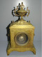 Delcampe - -ANCIENNE PENDULE BRONZE XIXe NAPOLEON III TETE DE LION PIEDS GRIFFES E - Wanduhren