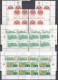 UNO Genf Jahrgang 1985, 4x 4erBlock, Alle 4 Ecken, Postfrisch **, 127-136, Komplett - Ungebraucht