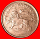 * LION OF JUDAH: ETHIOPIA  1/32 BIRR 1889 (1897) UNCOMMON! · LOW START ·  NO RESERVE! - Ethiopia