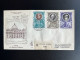 VATICAN VATICANE 1953 REGISTERED FDC POPES SEND TO JESI ITALY 23-04-1953 VATICAAN VATICANO - Covers & Documents