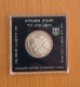 Israel 1987 Hanukkiya From England, Silber 850, 30mm, 14.4gr. 1 New Sheqel, B.U. Hanukka Chanukkiya/Lampe Aus England - Israel