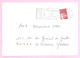 LUQUET LA POSTE N°3085 - TVP Rouge Type 1, Sur Lettre. Prédécoupe Verticale Ondulée, Décalée à Gauche. - 1997-2004 Marianne Van De 14de Juli