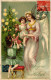 PC SAINT NICHOLAS, JOYEUX NOEL, Vintage EMBOSSED Postcard (b51263) - Saint-Nicolas