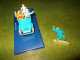 Ancienne Voiture Metal Tintin Et Milou Hergé Objectif Lune + Tintin Metal Lotus Bleu 2010 Capitaine Haddock Tournesol - Small Figures