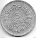 France  5 Francs  1946 Open 9 Km 888b.1    Xf++ - 5 Francs