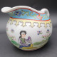 Crémier Saucier  MACAU 1950 Ht 8cm Porcelaine Chinoise  #240001 - Asian Art