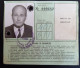 #48    Bus Tram Trolley Month Ticket / Pensioner - Yugoslavia Serbia BELGRADE Beograd - Europa