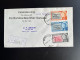 BARBADOS 1961 REGISTERED FDC DEEP WATER HARBOUR TO KINGSTON 06-05-1961 - Barbados (...-1966)