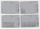 LOT De 4 Cartes Prépayées JAPON - TRAIN / COMPLETE SET - JAPAN Prepaid F Bus Card - ZUG Eisenbahn - TREIN - 3784 - Eisenbahnen