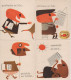 Voeux Regie Presse Champs Elysees 1959 - 12+1 Petits Cartons Avec Mois De L Annee - Illustrateur Massacrier - Other & Unclassified