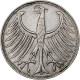 République Fédérale Allemande, 5 Mark, 1959, Munich, Argent, TTB, KM:112.1 - 5 Marcos