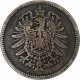 Empire Allemand, Wilhelm I, Mark, 1881, Berlin, Argent, TB+, KM:7 - 1 Mark