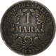 Empire Allemand, Wilhelm I, Mark, 1881, Berlin, Argent, TB+, KM:7 - 1 Mark