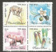 India 2005 Flora & Fauna Se-tenant Mint MNH Good Condition (PST - 88) - Unused Stamps