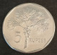 SEYCHELLES - 5 RUPEES 2010 - Magnétique - KM 51a - ( Roupies ) - Seychellen