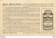 BROOKLYN ENTIER POSTAL 1907 ET PUBLICITE VERSO SAL HEPATICA - 1901-20