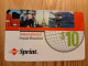 Prepaid Phonecard USA, Sprint - London, Venice, Paris - Sprint