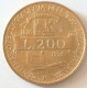 1996 - Italia 200 Lire Guardia Di Finanza ------- - 200 Lire