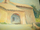 Ancien Tableau Peinture Huile Sur Isorel Chapelle St Roch De Biot 06 Alpes Maritimes Signé René Hutet Vintage Retro 1962 - Huiles