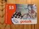 Prepaid Phonecard New Zealand, GOtalk - Bicycle, Bike - New Zealand